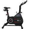 PowerMax Fitness BU-350 Exercise Spin Bike | 7KG Flywheel, 1 pc crank, Max user 130kg cardio cycle for home, Knob resistance, Adjustable Seat &amp; Handlebars, LCD Display, ipad And mobile holder (Black)